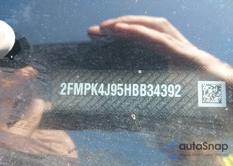 2017 Ford Edge Sel из США, поврежденный, VIN 2FMPK4J95HBB34392